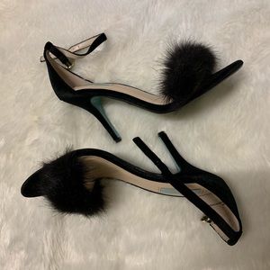 Betsy Johnson Nolte Velvet Sandal